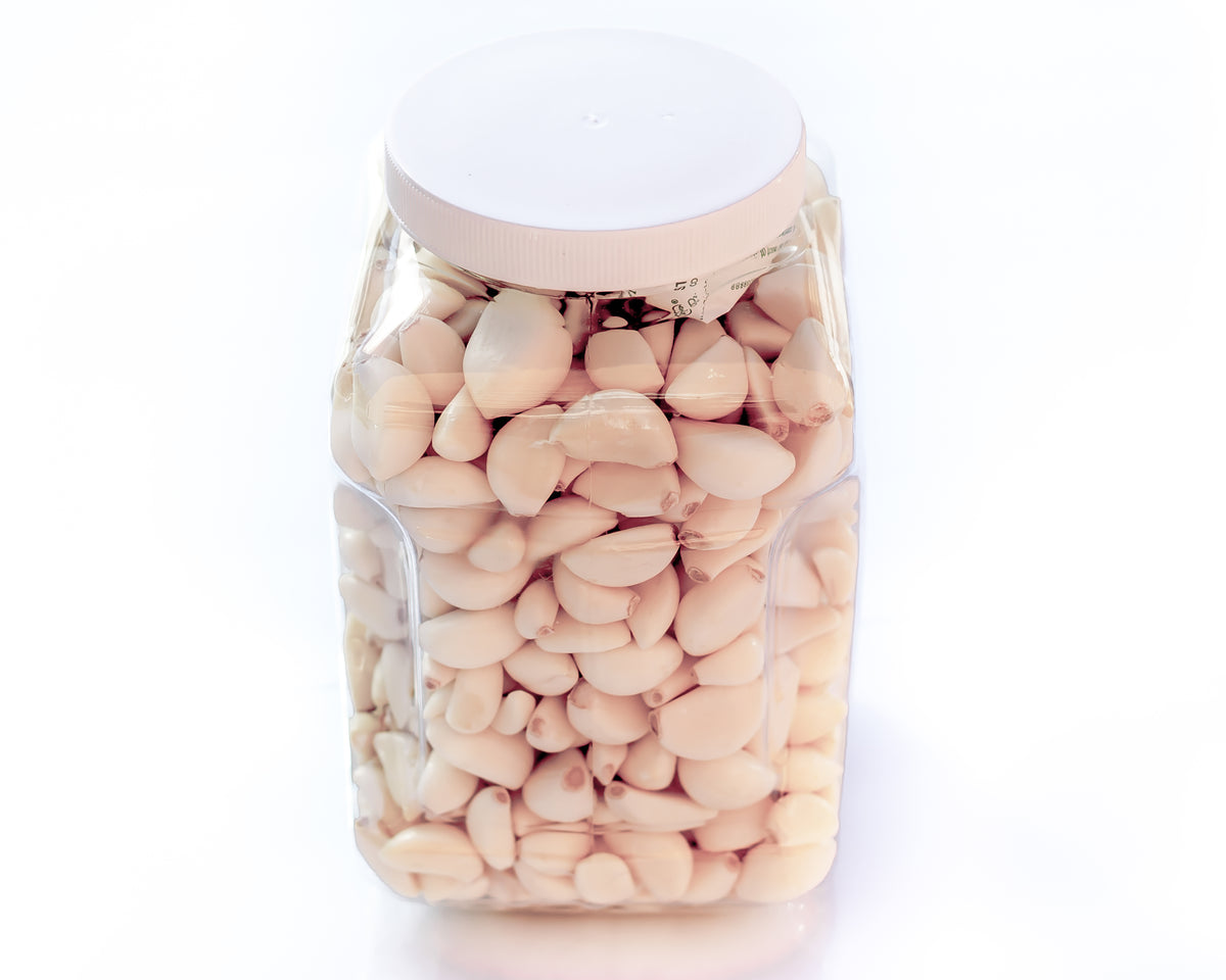 Peeled Garlic Jar Always Green Corp